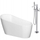 Set vaska ZEN Cersanit 167x72 me bateri dysheme INVERTO, akril, krom