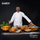 Tigan grill Cooking by Heinner ORIGINI, 36x26.4x4 cm, alumini qeramik, portokalli gri