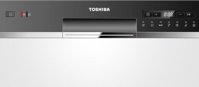 Enëlarëse Toshiba DW-08T2EE PL, 8 sete, 7 programe, e bardhë