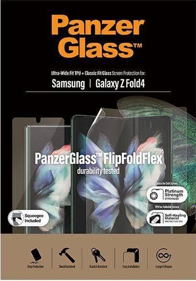 Mbështjellës ekrani PanzerGlass për Samsung Galaxy Z Fold4 5G, xham i temperuar, transparent