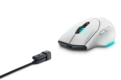 Maus Dell Alienware AW620M RF Wireless, USB Type-C, 26000 DPI, gri