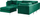 Kënd divan EVJA Velvet Green, modular, 6 ulëse me puf, i gjelbër