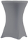Mbulesë tavoline Verlo Coctail Cover, 80cm, poliestër elastike, gri