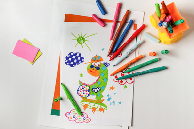 Markera ngjyrues për fëmijë BIC Kids Visacolor XL, set 8 copë, paketim kartoni