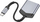 Adapter audio Hoco LS39, USB C në USB C dhe 3.5 mm, 27W, gri