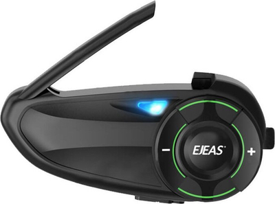 Interkom motoçiklete Ejeas Q8, Bluetooth, rezistent ndaj ujit, i zi