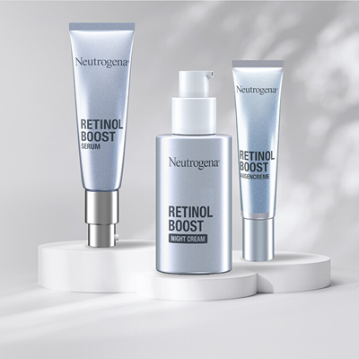 Set Neutrogena Retinol Boost, serum 30 ml + krem për sytë 15 ml + krem nate 50 ml