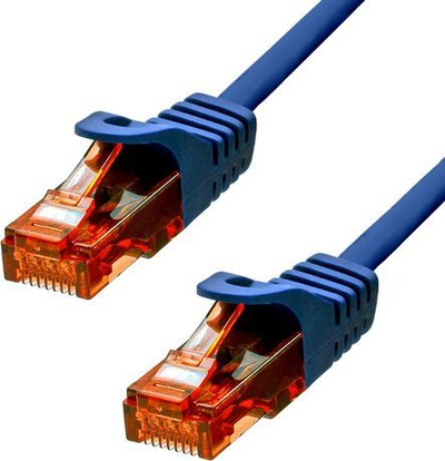Kabllo rrjeti ProXtend CAT6 U/UTP, 2m, LSZH, blu