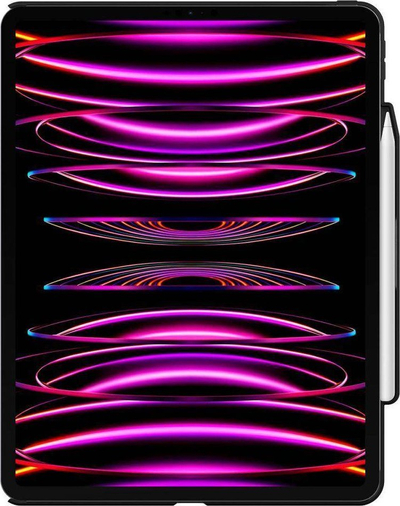 Mbrojtëse tableti Spigen Thin Fit Pro për iPad Pro 12.9" 2021–2022, me mbajtëse për Apple Pencil, e zezë