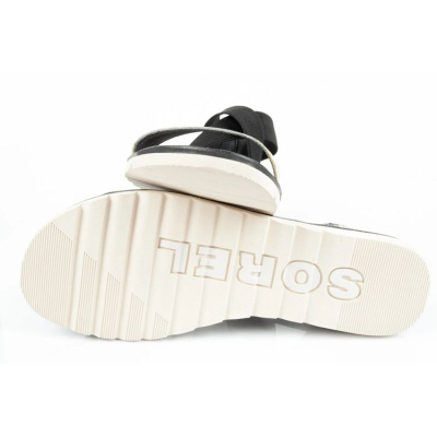 Sandale Sorel Ella II Sandal W NL4043-010, lëkurë, EVA, të zeza