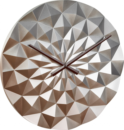Orë murale TFA DIAMOND 60.3063.51, kuarc, 40cm, ngjyrë bakri