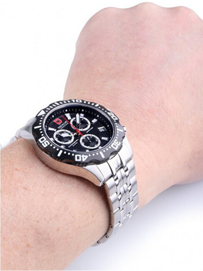 Orë dore Swiss Military Hanowa Patrol Chrono 5305.04.007
