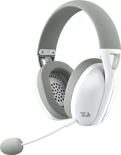 Kufje gaming wireless Redragon H848 Ire Pro, 7.1 virtual, Bluetooth 5.2, të bardha