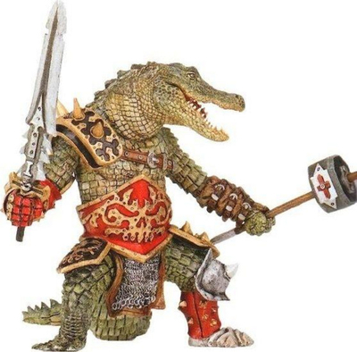 Figurë lodër Papo Crocodile Mutant, krokodil mutant për lojë