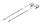 Bastun skijimi Leki Bliss Resegold, alumini TS, 115cm, i bardhë gri