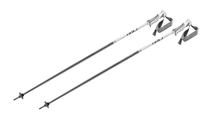 Bastun skijimi Leki Bliss Resegold, alumini TS, 115cm, i bardhë gri
