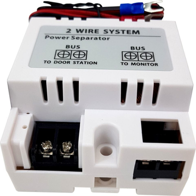 Ndajës energjie për videofon Spacetronik DiO, sistem 2 tela, për monitor dhe panel dere, i bardhë