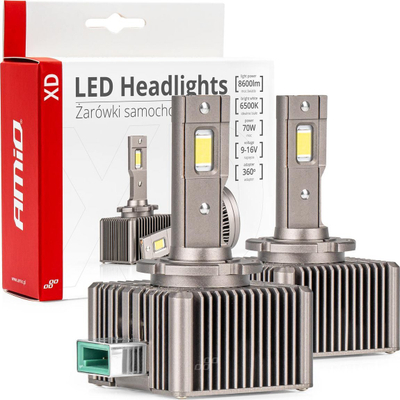 Llamba LED për fener AMiO XD D3S, 70W, 6500K, e bardhë e ftohtë