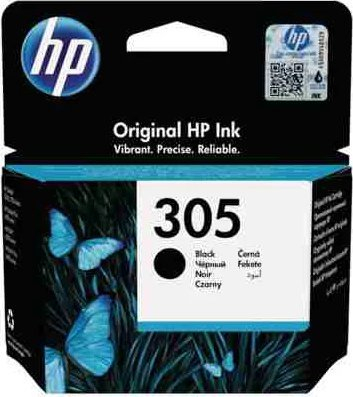 Ngjyrë printeri HP 305, e zezë