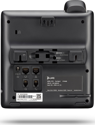 Телефон VoIP Poly Edge B10, 8 линии, конференција до 5 лица, црн