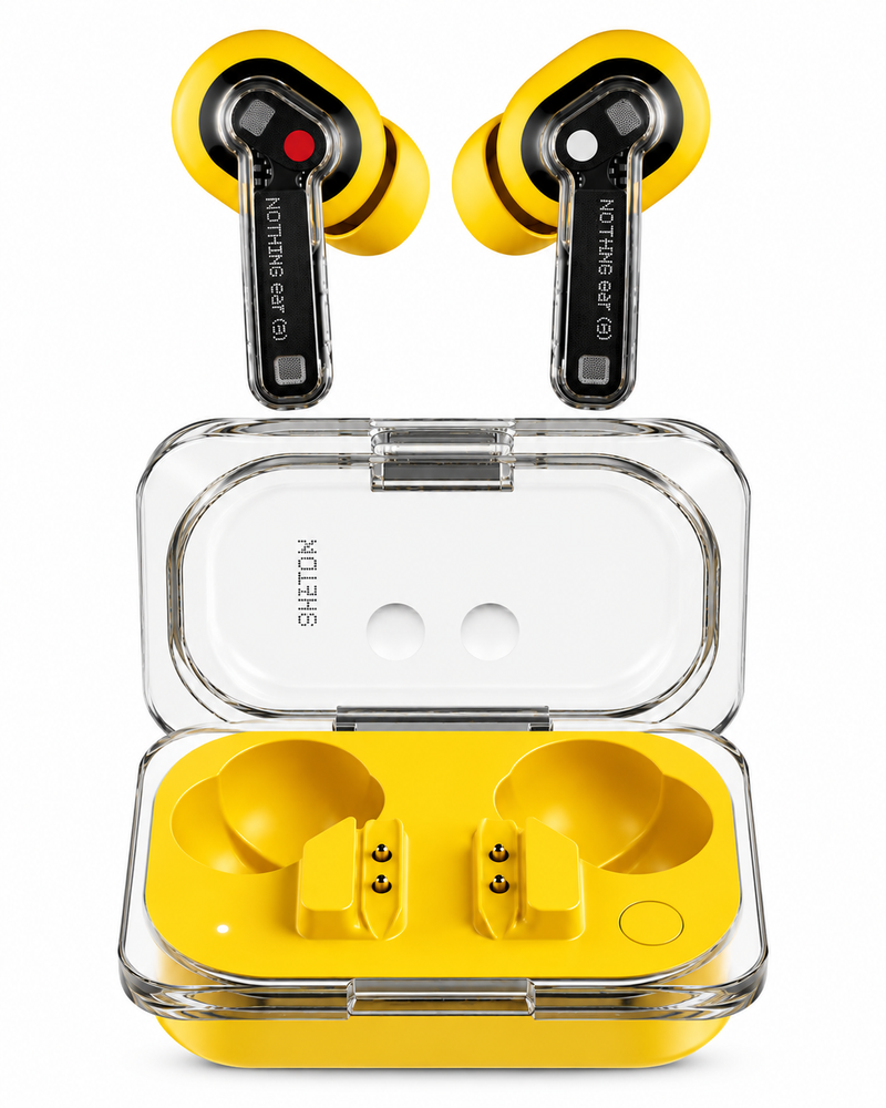 Dëgjuese Nothing Ear a, True Wireless, ANC, transparente të verdha