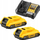 Set baterish dhe karikuesi DeWALT DCB1104D2, 18V 2Ah, Li Ion, prizë euro
