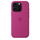 Apple iPhone 16 Pro Silicone Case with MagSafe, Fuchsia (Seasonal)