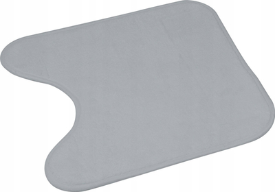 Tapet WC Contour Microfibre, 45x45cm, gri e çelët
