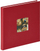 Album fotografik Walther Fun Bookbound FA-205-R, 26x25cm, i kuq