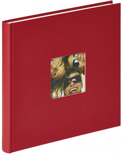Album fotografik Walther Fun Bookbound FA-205-R, 26x25cm, i kuq