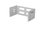 Mbajtës muri rack 19" Lanberg UCHWYT ŚCIENNY, 4U, 497x400/240 mm, gri