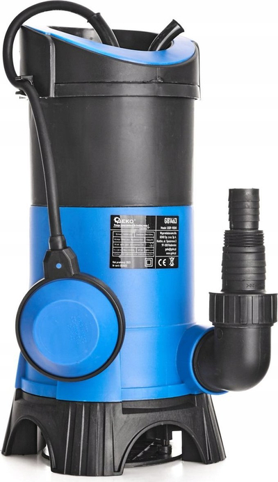Pompë zhytëse për ujë të ndotur, 900W, me flotor automatik, plastike
