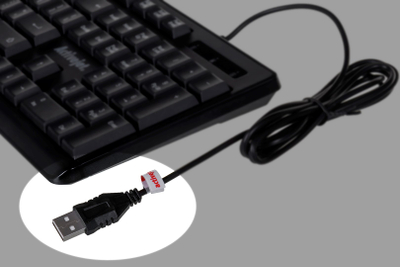 Тастатура Activejet K-3803S, USB, QWERTY, црна