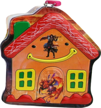 Kuti kursimi metalike Dromader Money Box House 01226, shumëngjyrëshe