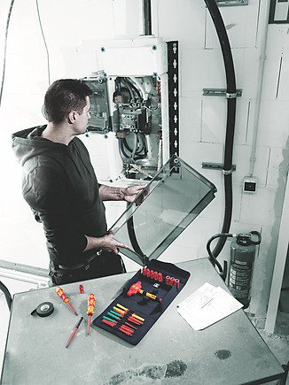 Set kaçavidash Wera Kraftform Kompakt VDE 24 All-rounder 1, 25 pjesë, elektrik, shumëngjyrësh