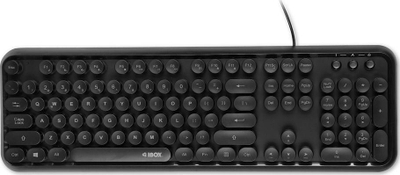 Tastierë me kabllo IBOX Pulsar,e zezë (IKS620)
