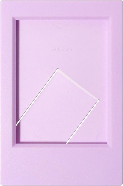 Kornizë fotografish LoveInstant Instax Mini, 54×86mm, plastikë, vjollcë