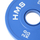 Disk bumper olimpik HMS CBRS20, set 2x2kg, vrimë 50mm, blu