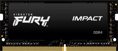 Memorie RAM për laptop Kingston Fury Impact KF426S16IBK2/64, 64GB DDR4, 2666MHz CL16, SODIMM, e zezë