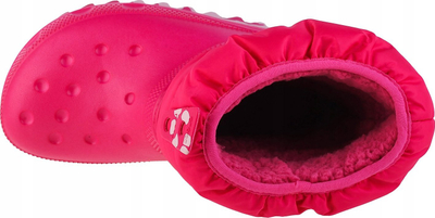 Çizme dimërore për kalamaj Crocs Classic Neo Puff Boot Kids, të ngrohta, nr 37/38, rozë