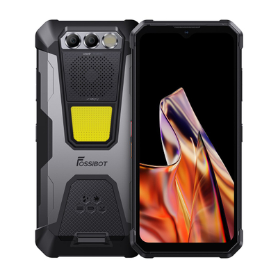 Telefoni i fort FOSSiBOT F106 Pro, 15GB RAM 256GB, bateri 12000mAh, gri