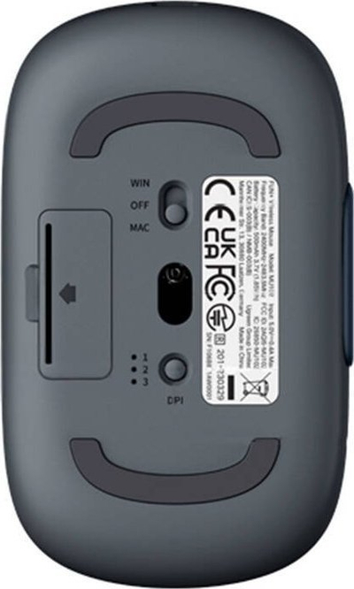 Mouse wireless UGREEN FUN+ MU102, 2.4G dhe Bluetooth, DPI i rregullueshëm, blu