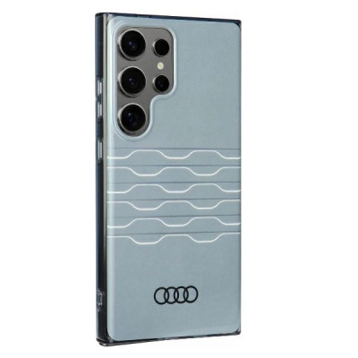 Mbulesë telefoni Audi IML Geometric, për Samsung Galaxy S24 Ultra, TPU edhe polikarbonat, gri
