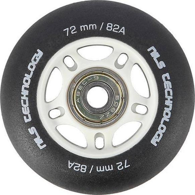 Rrota patinash Nils Extreme, 72mm, ABEC 9, transparente