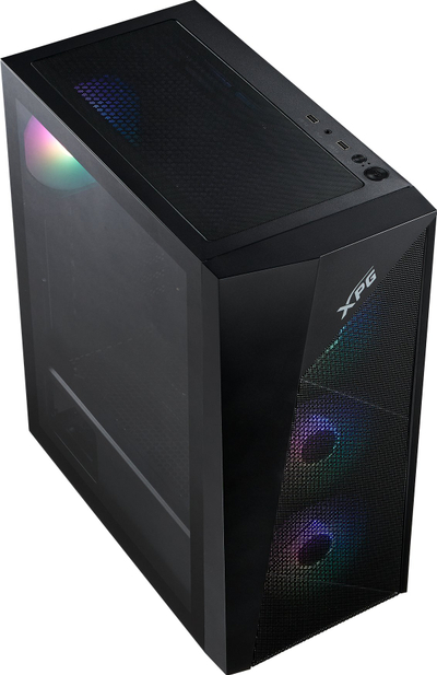 Kutia e kompjuterit XPG LANDER 500, ATX MATX Mini ITX, 4 flladitëse ARGB 120 mm, e zezë