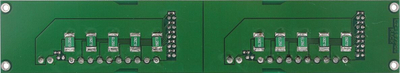 Shirit shpërndarës energjie LZ-10/POL/R, 10 dalje DC, deri 15V, i zi