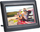 Kornizë digjitale AgfaPhoto APF700, 7" HD LED, orë dhe kalendar, e zezë