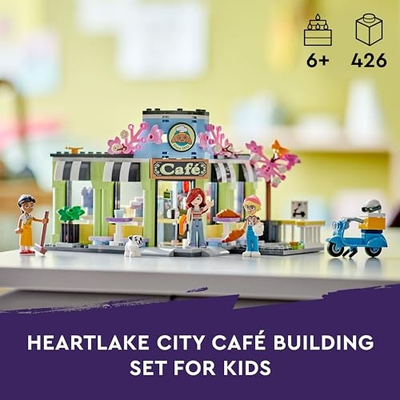 Set LEGO Friends Heartlake City Café, loja kreative, shumëngjyrësh