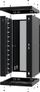Kabinet rack Intalan 10" 12U, 300mm, montim në mur, i zi