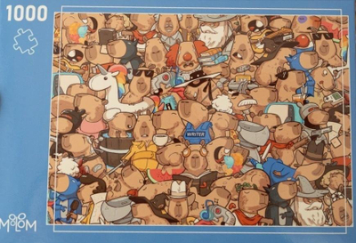 Puzzle Molom Capybara Impossible, 1000 copa, shumëngjyrëshe